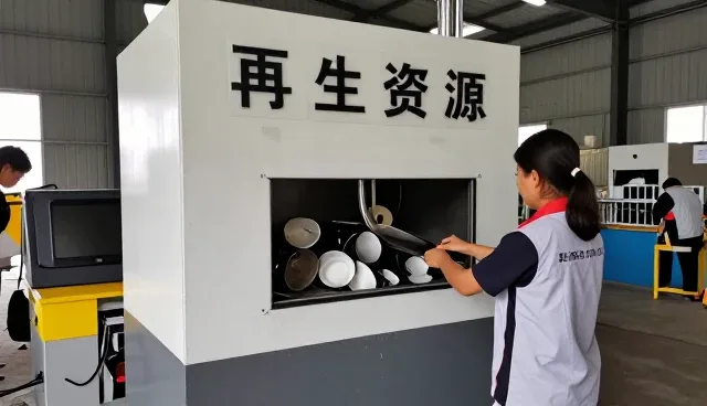 东莞市厚街骏达再生资源回收服务部服务再生资源客户,提供液压剪切机支持